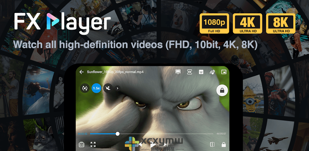 图片[1]-FX Player v3.7.6 | 支持8K视频播放器、高级版[安卓版]-新畅享源码屋