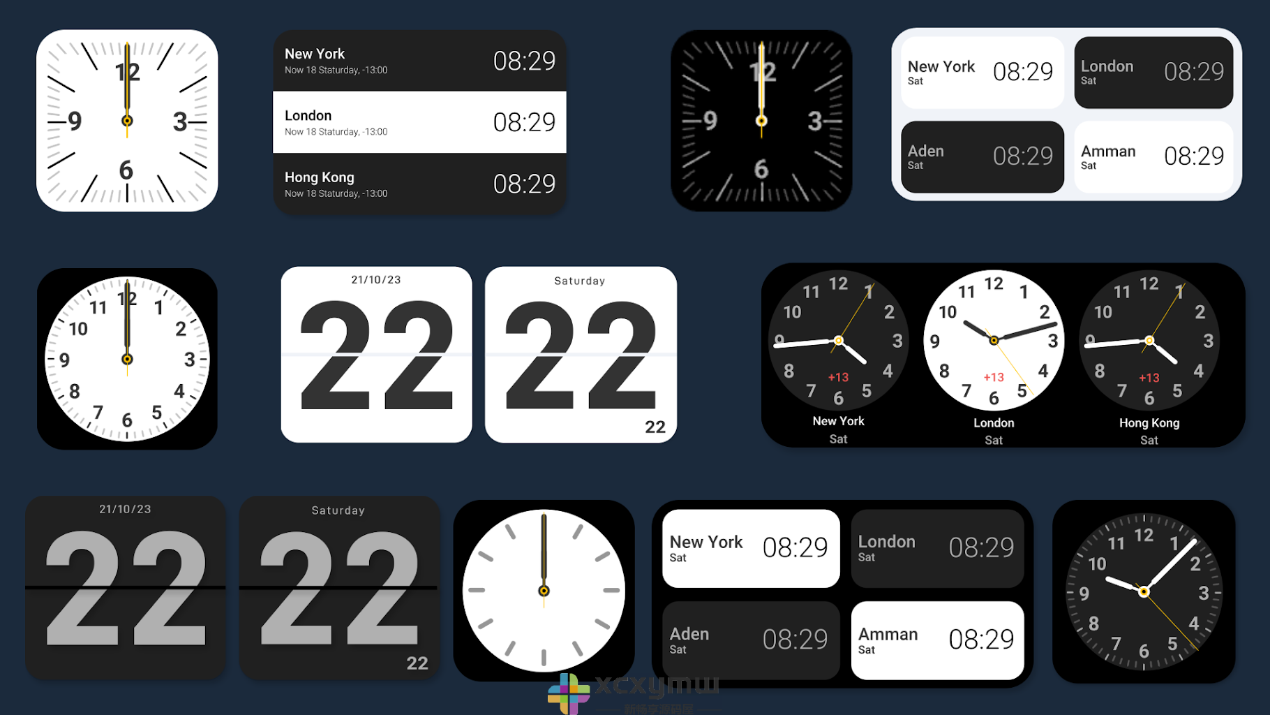 图片[2]-翻页时钟 v1.5.0.0 | 世界时钟 & 时钟小部件[安卓版]-新畅享源码屋