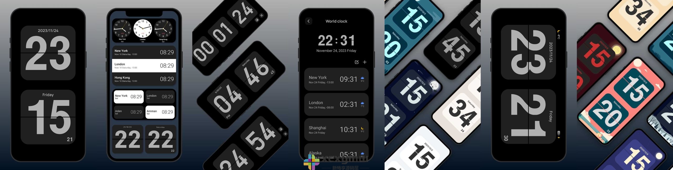图片[3]-翻页时钟 v1.5.0.0 | 世界时钟 & 时钟小部件[安卓版]-新畅享源码屋